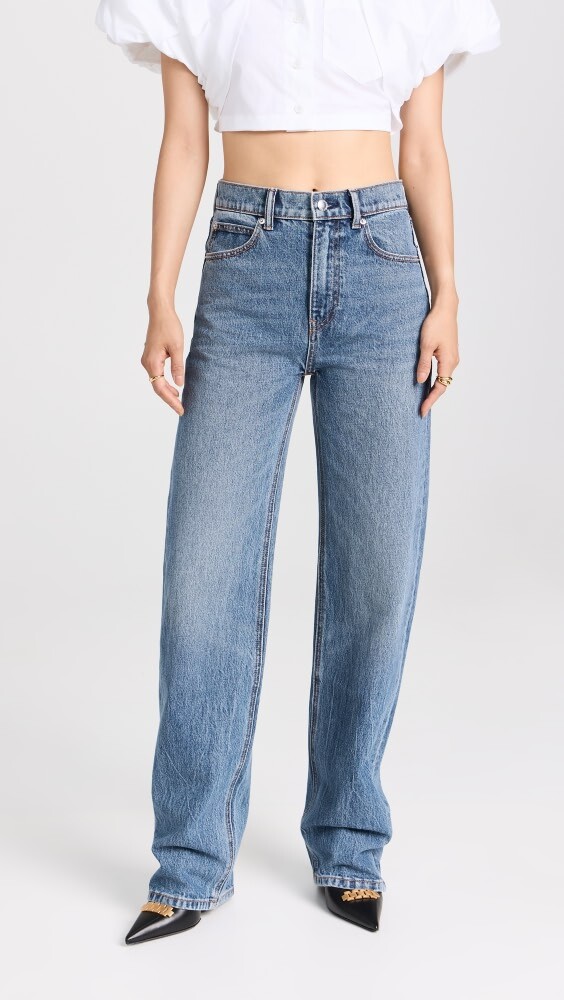 

Джинсы Alexander Wang Ez Relaxed Straight 5 Pocket