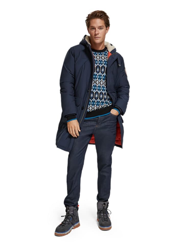 

Парка Scotch & Soda, темно-синий