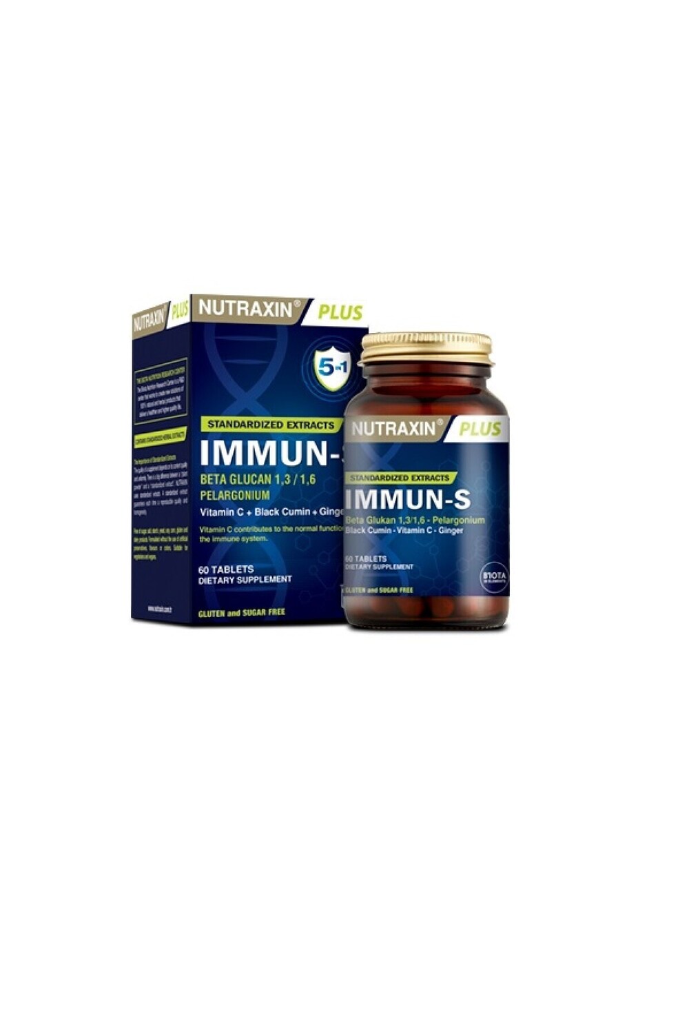 

Nutraxin Пищевая добавка, содержащая бета-глюкан Immun-s 60 таблеток