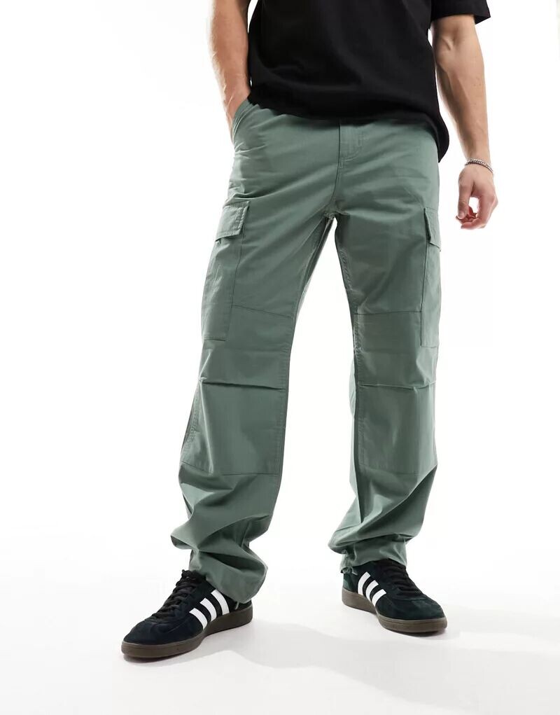 

Зеленые брюки карго Carhartt WIP Regular