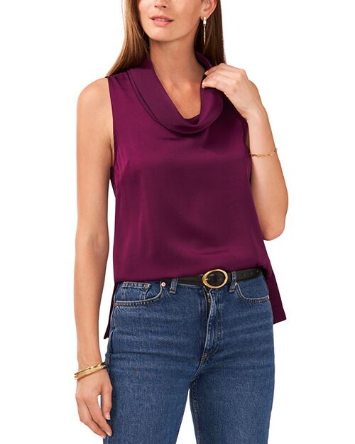 

Топ без рукавов с воротником-хомутом VINCE CAMUTO, цвет Purple