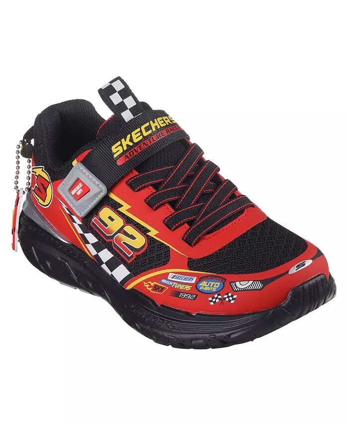 

Повседневные кроссовки Little Boys Skech Tracks с ремешком на застежке от Finish Line Skechers, красный