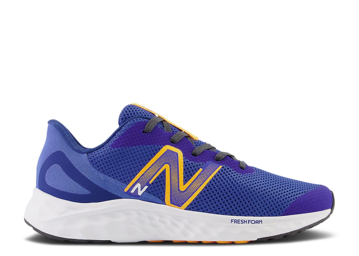 

Кроссовки New Balance Fresh Foam Arishi V4 Big Kid Wide 'Marine Blue Hot Marigold', синий