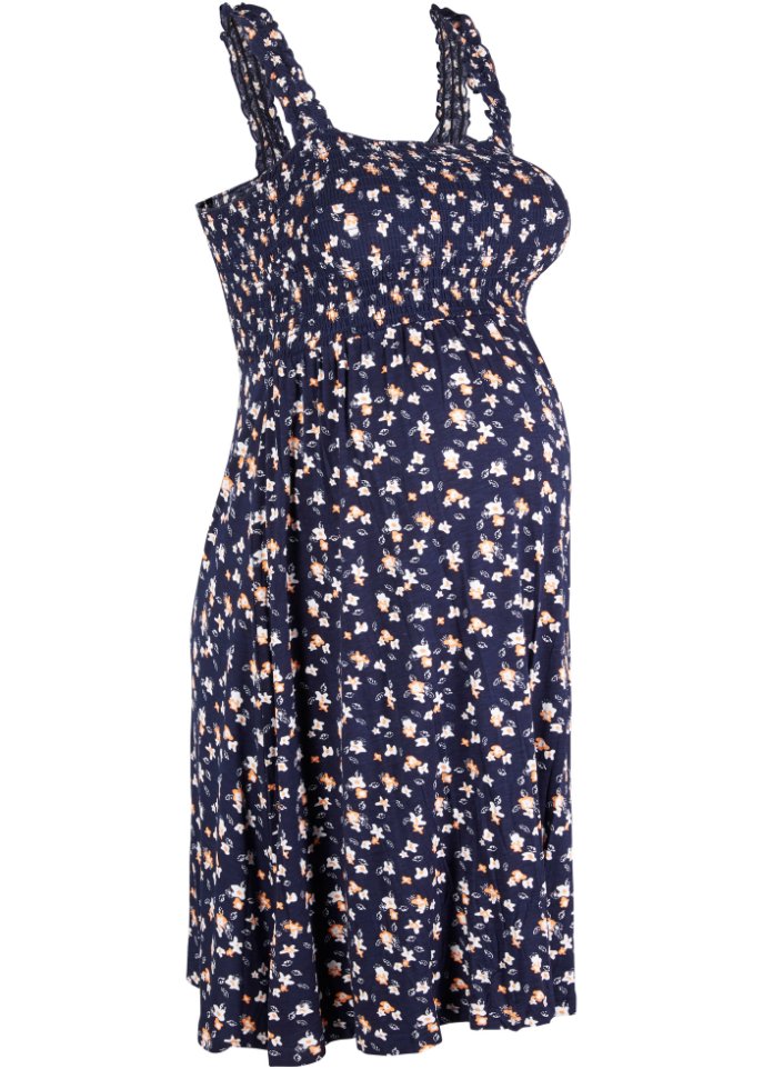 цена Платье для беременных из трикотажа с экологически чистой вискозой Bpc Bonprix Collection, синий
