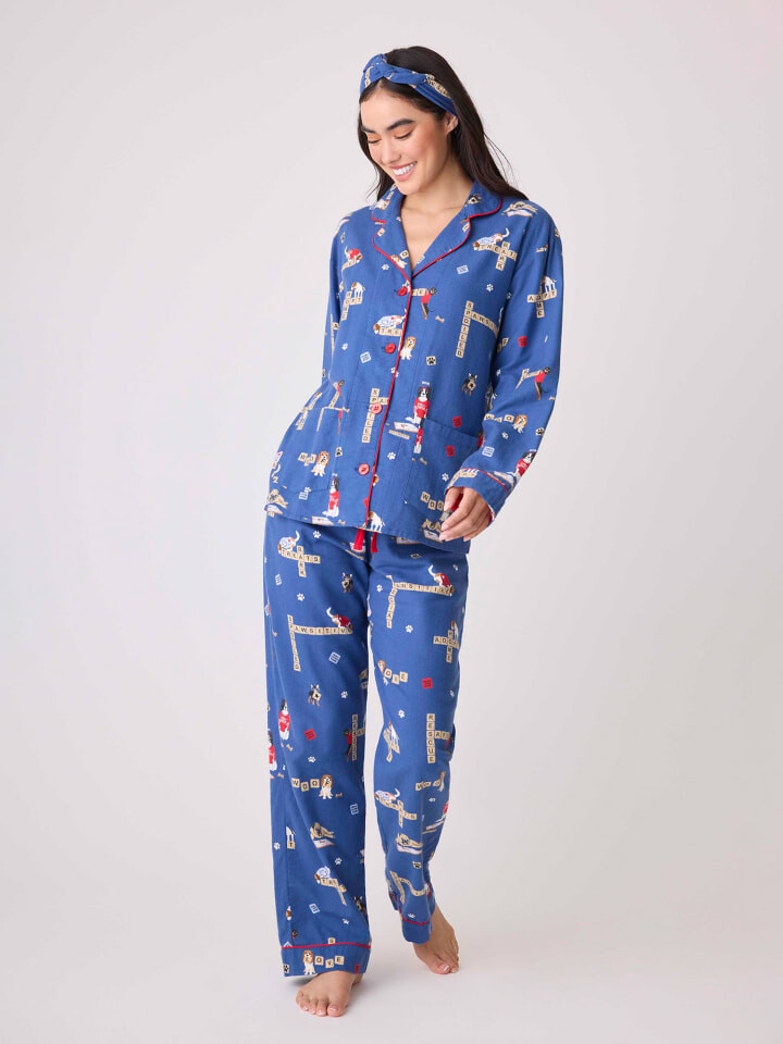 

Пижама PJ Salvage Flannels, синий