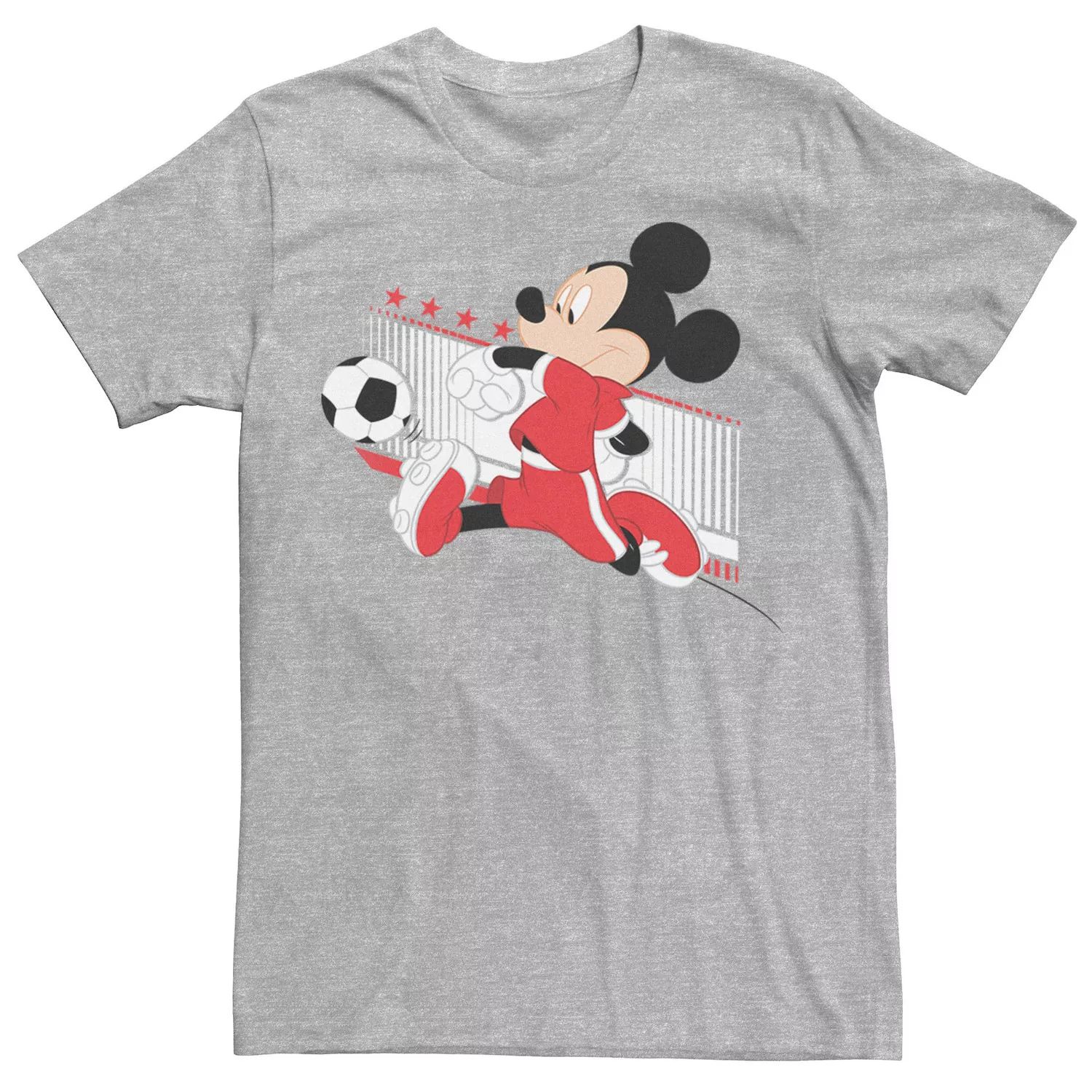 Мужская футболка с портретом в швейцарской футбольной форме с Микки Маусом Disney