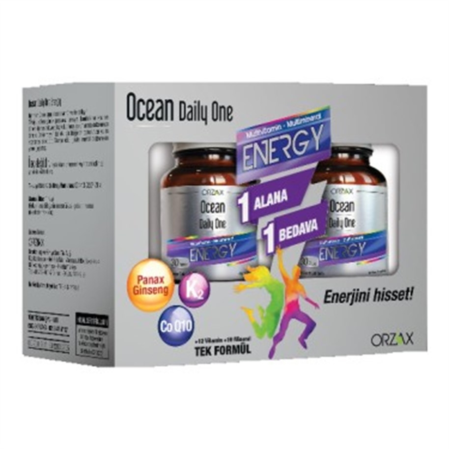 Ocean Daily One Energy, 2 упаковки, 30 таблеток ORZAX
