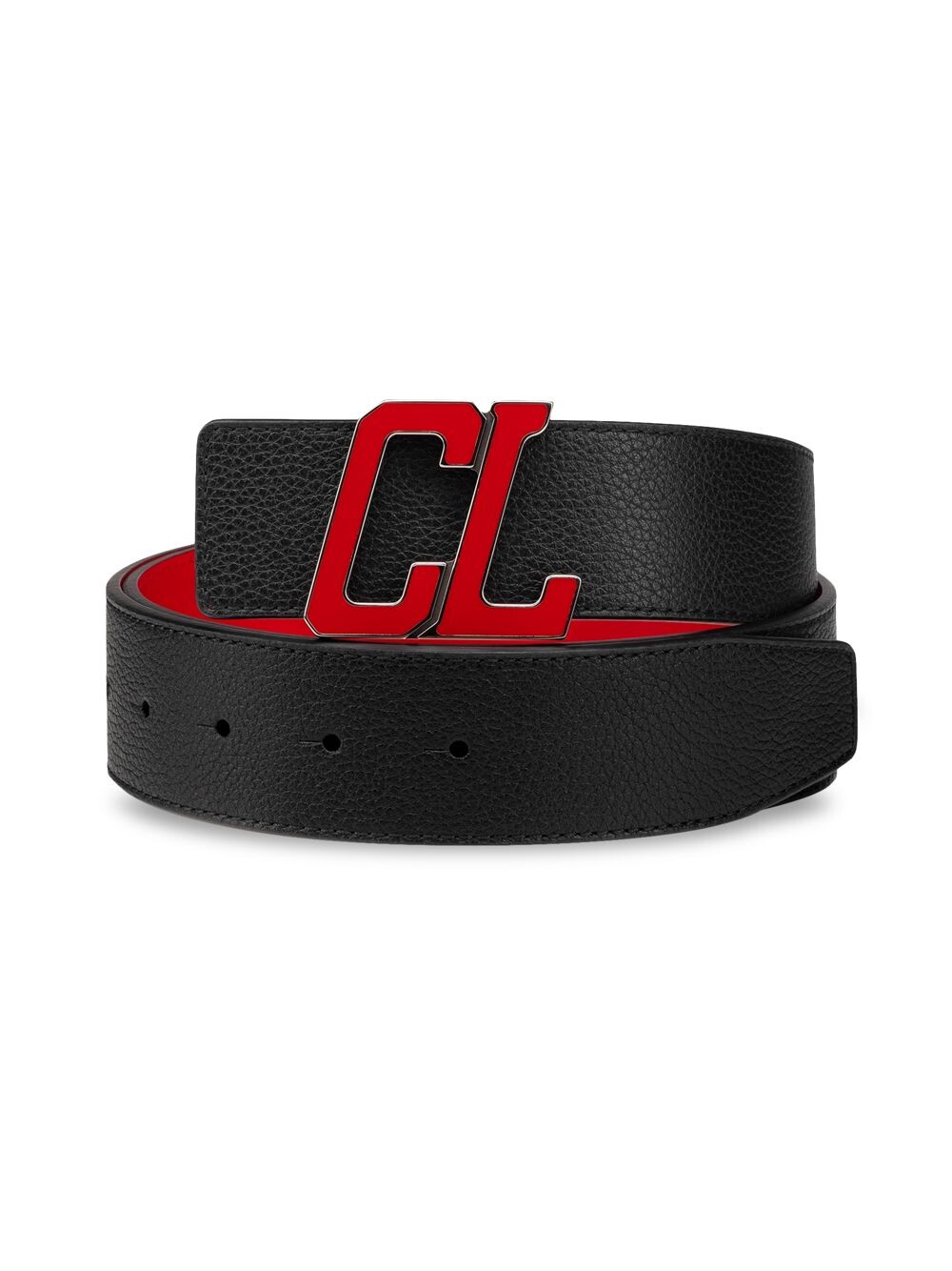 

Ремень с логотипом Happy Rui CL Christian Louboutin, черный