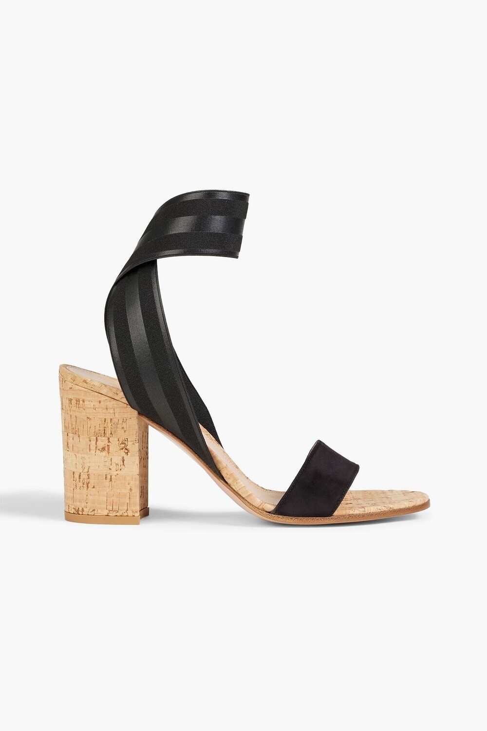 

Замшевые босоножки GIANVITO ROSSI, черный