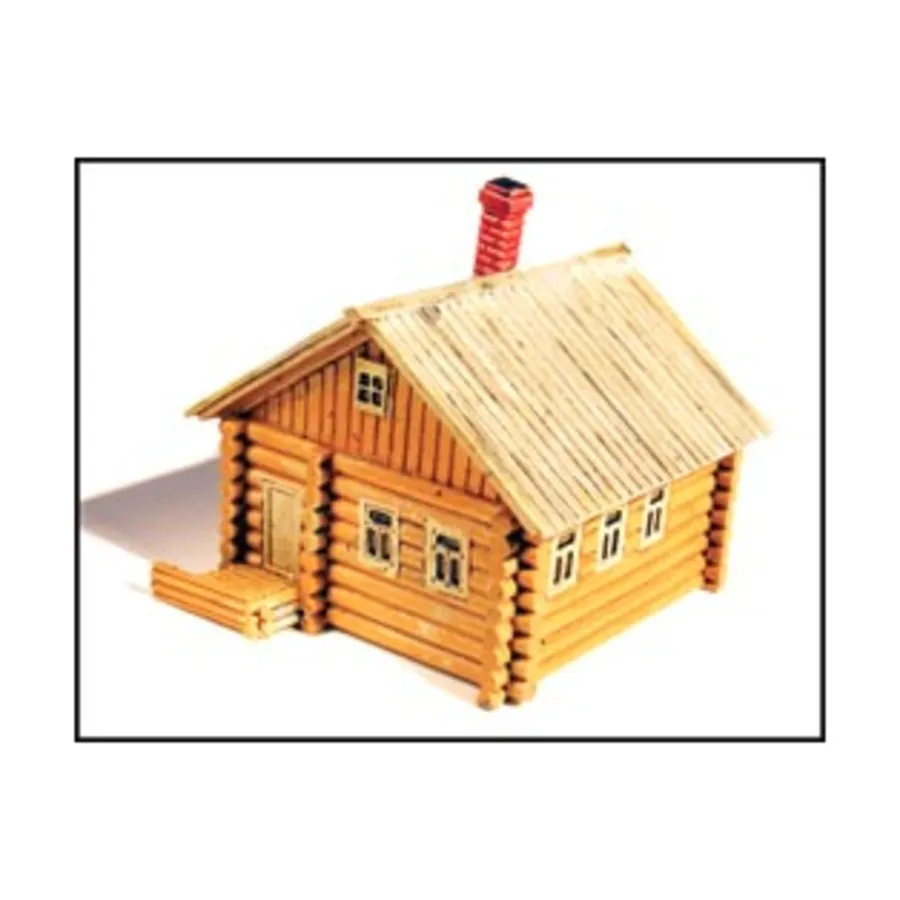 

Русский бревенчатый дом, Terrain Maker Pewter Buildings & Books