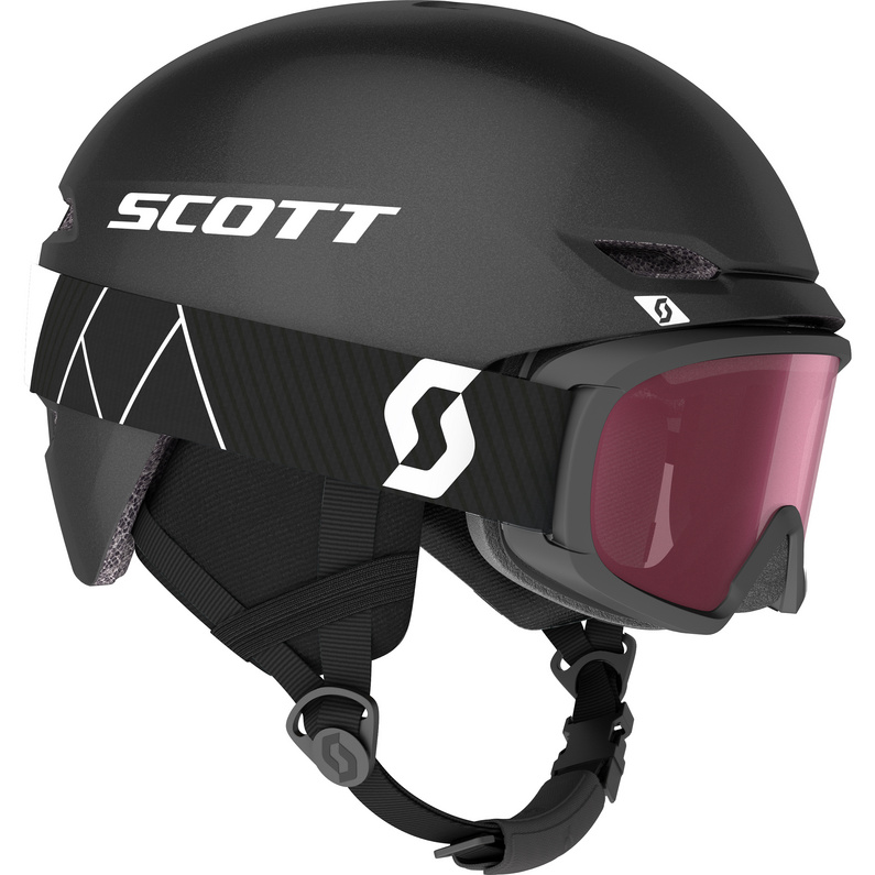 Детский лыжный шлем Keeper 2 Plus + комплект лыжных очков Witty Scott, черный цена и фото