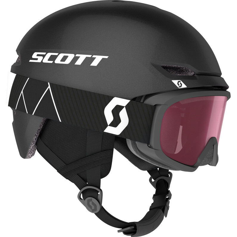

Детский лыжный шлем Keeper 2 Plus + комплект лыжных очков Witty Scott, черный