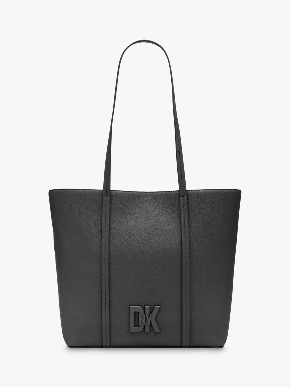 

Кожаная большая сумка Servent DKNY, черный