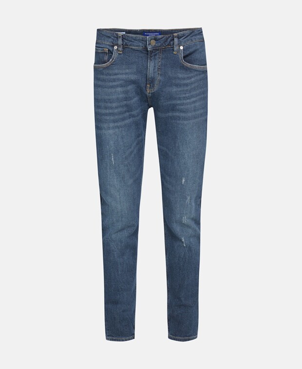 

Джинсы узкого кроя Scotch & Soda, темно-синий