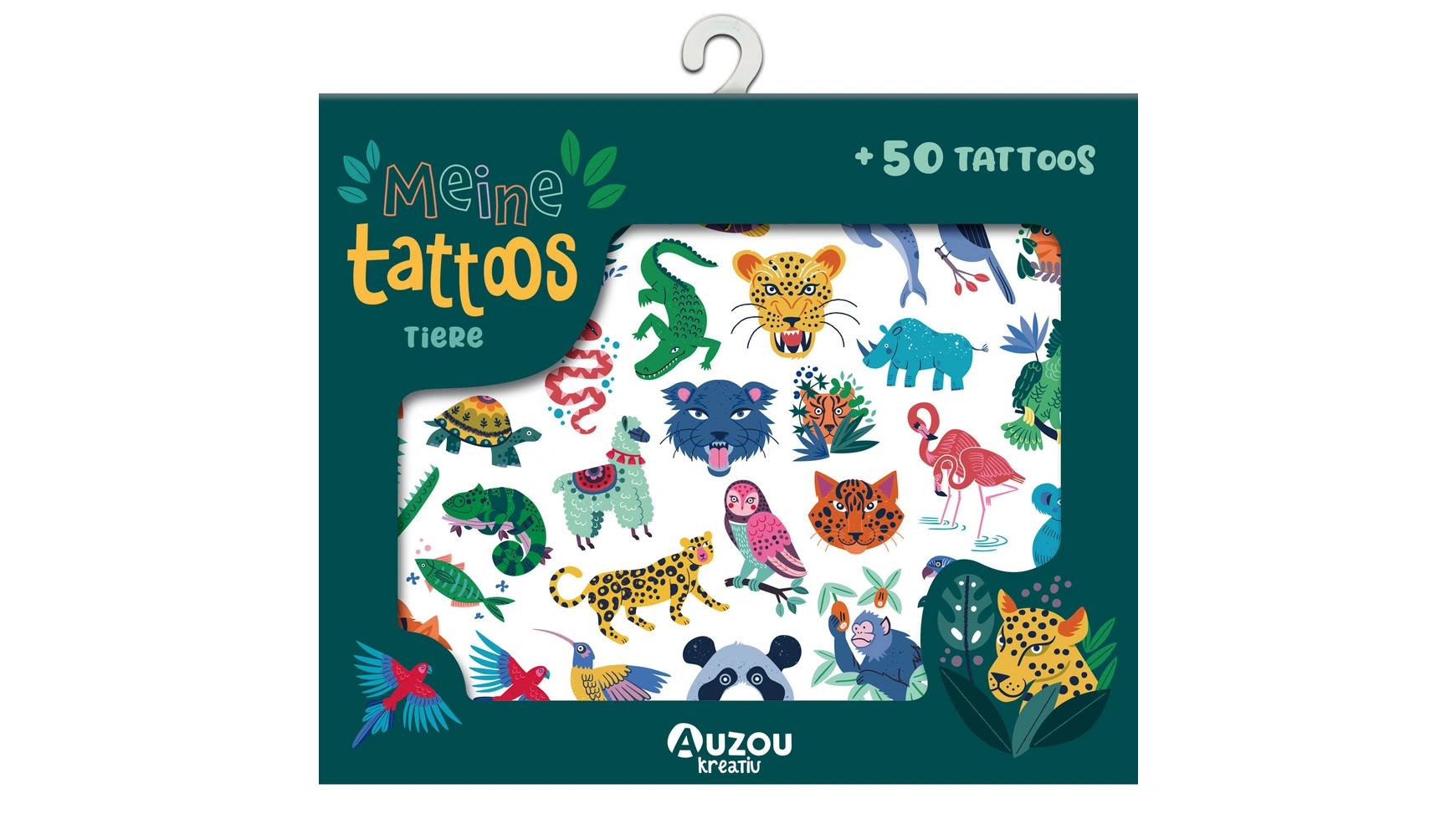 Креативный набор мои татуировки животные от auzou Huch Verlag цена и фото