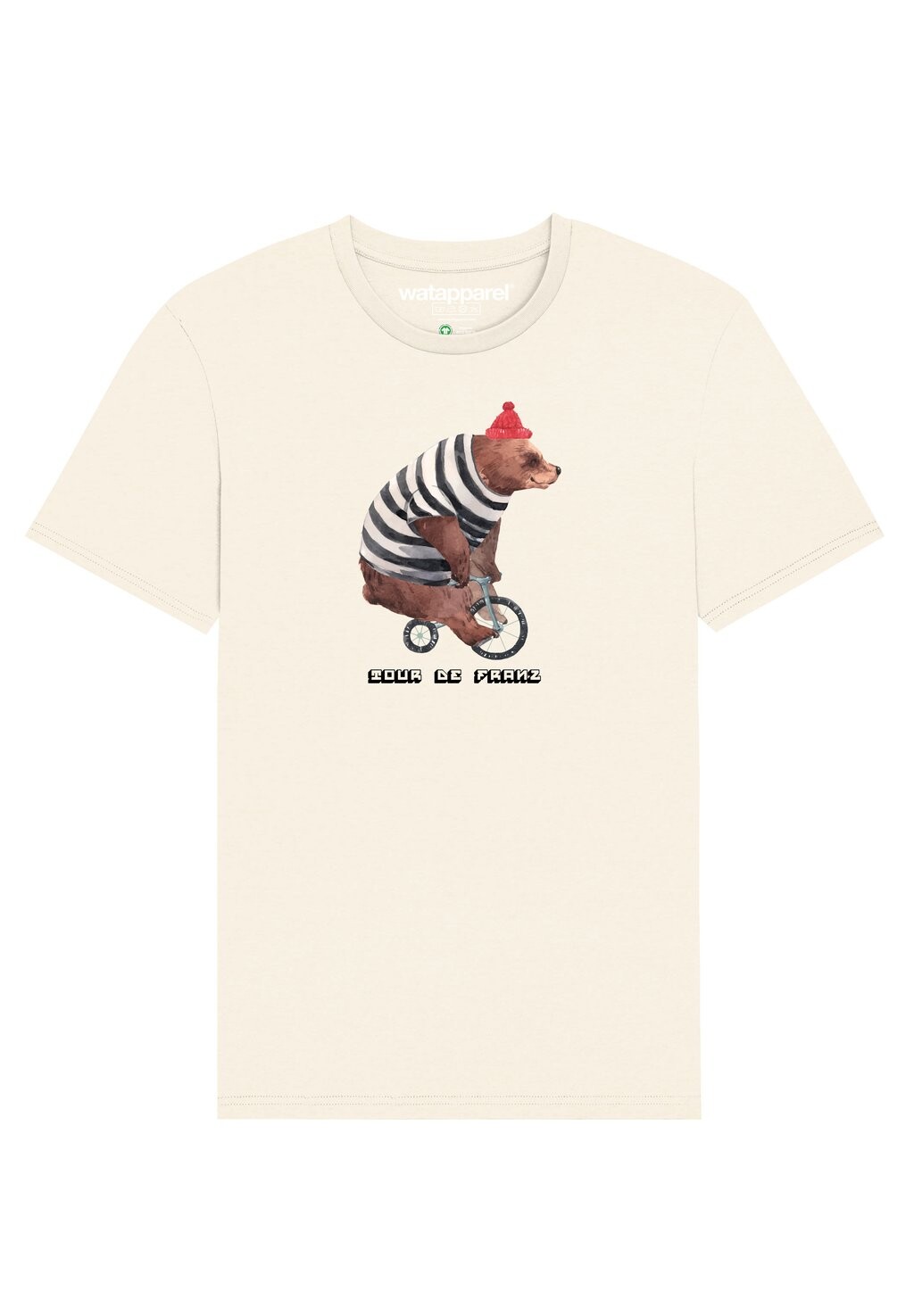 

Футболка с принтом TOUR DE FRANZ Watapparel, цвет vintage white