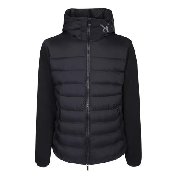 

Кардиган knit and nylon cardigan Moncler, черный
