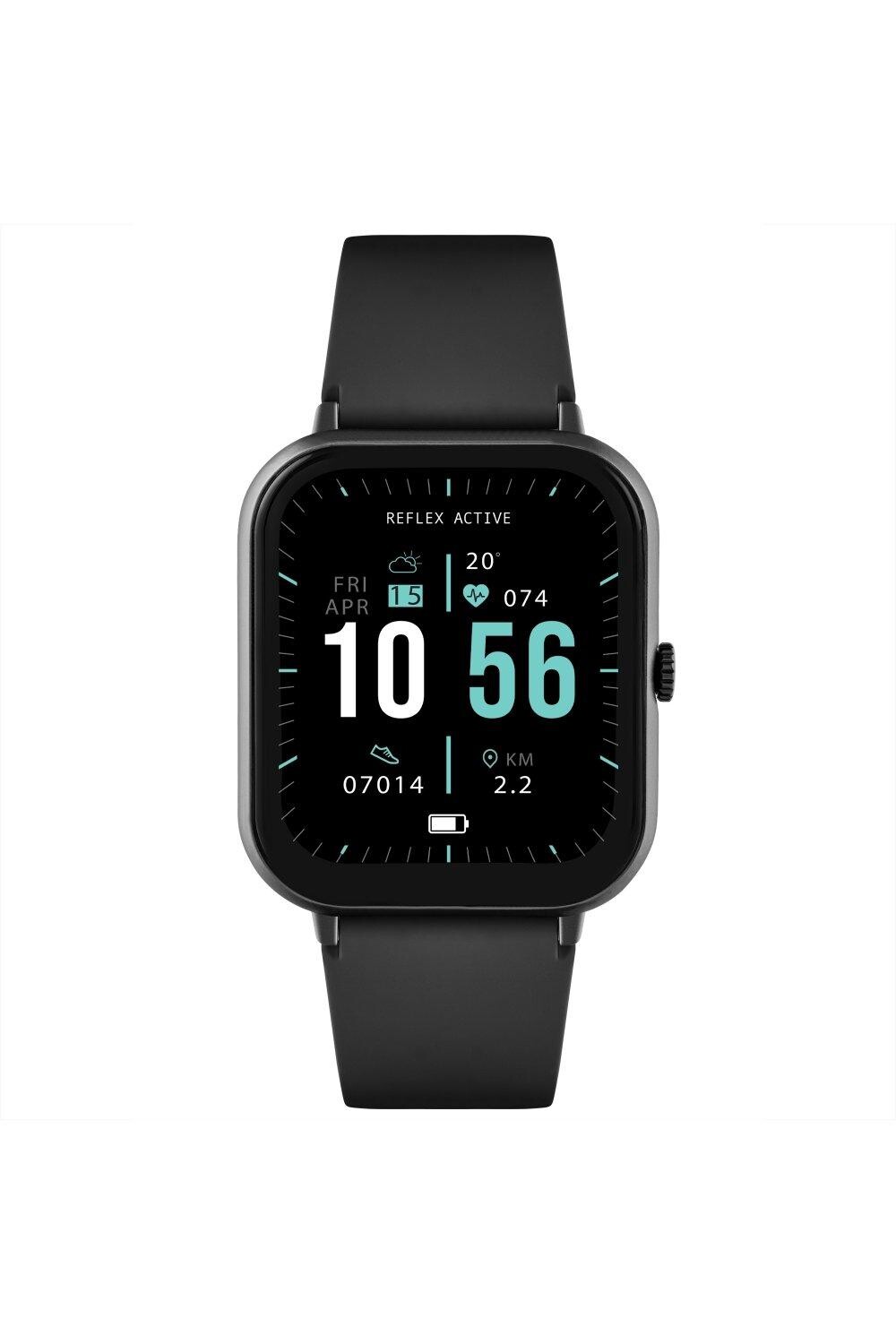 

Цифровые кварцевые смарт-часы из недрагоценного металла Series 23 — Ra23-2170 Reflex Active, черный