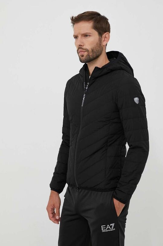 

Пуховик EA7 Emporio Armani, черный