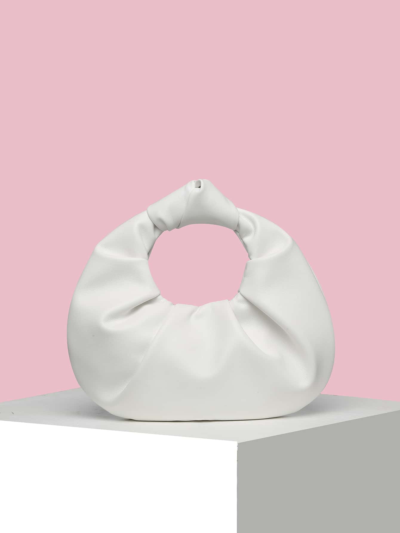 Водонепроницаемая Легкая деловая повседневная минималистичная сумка с рюшами для девочек-подростков, белый