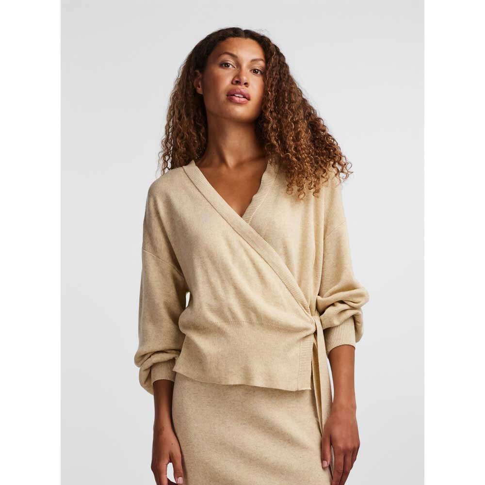 

Кардиган Yas Assi Wrap, бежевый