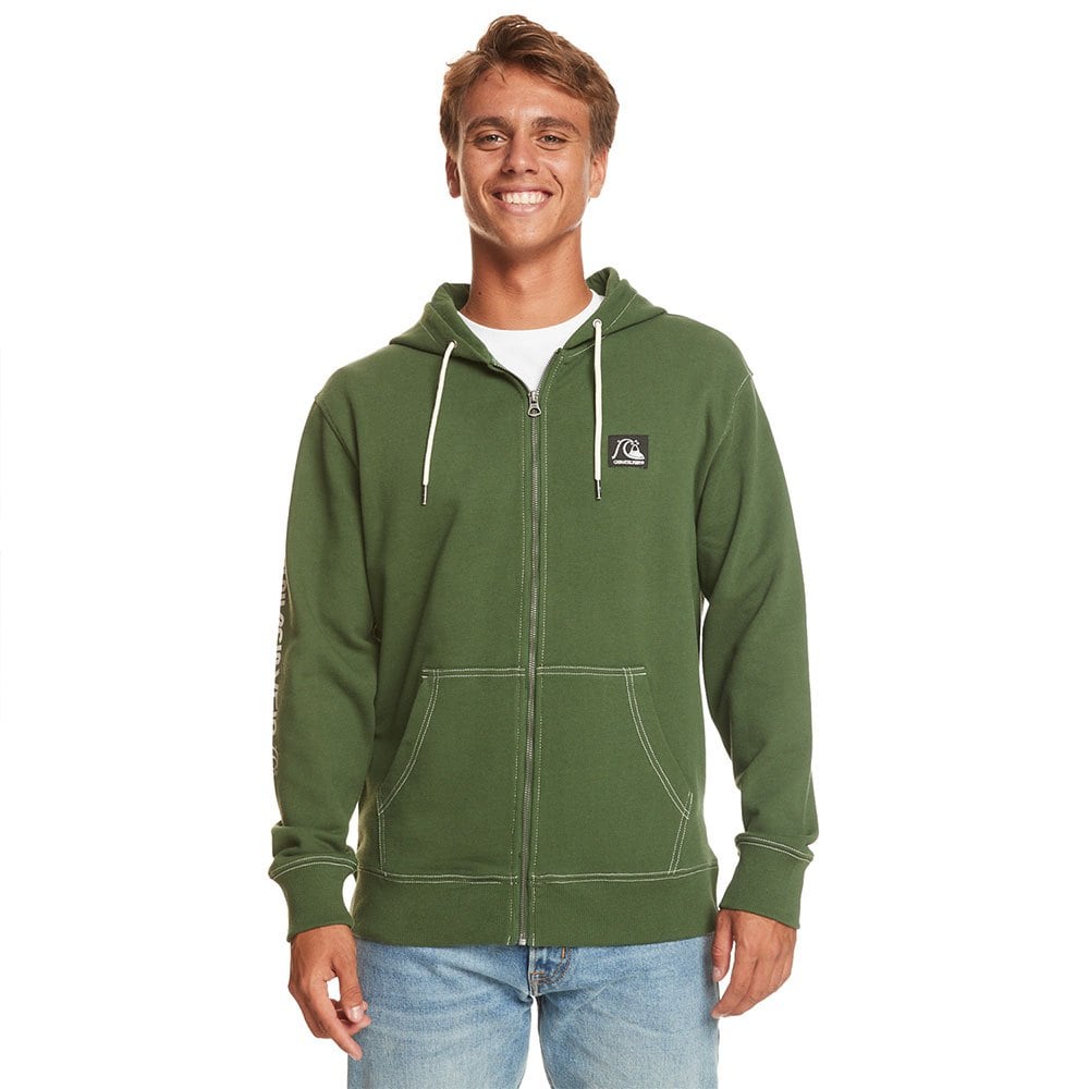 

Толстовка Quiksilver The Original Fz Hood Full Zip, зеленый