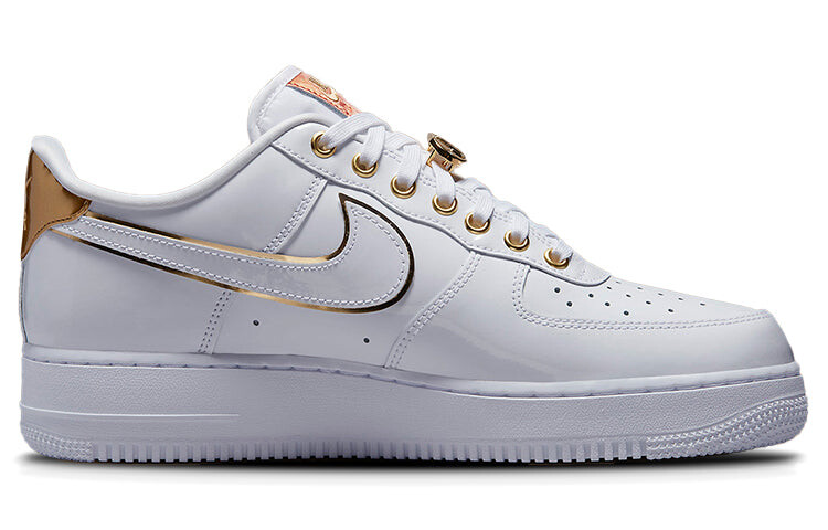 

Кроссовки Nike Air Force 1 Low Skate мужские, белый / золотой