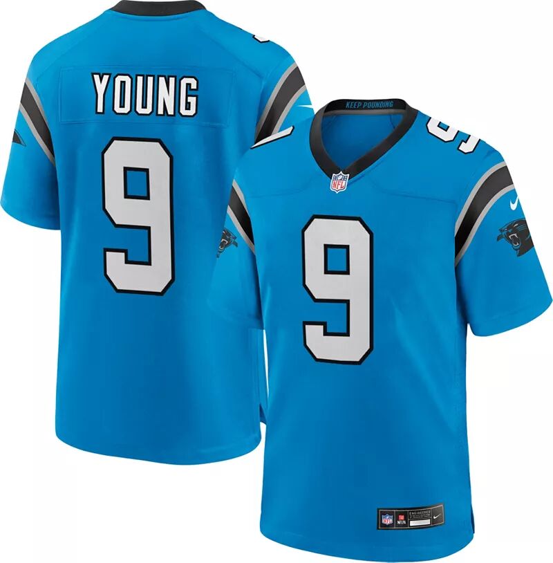 

Мужское джерси Nike Carolina Panthers Bryce Young Alternate Blue Game