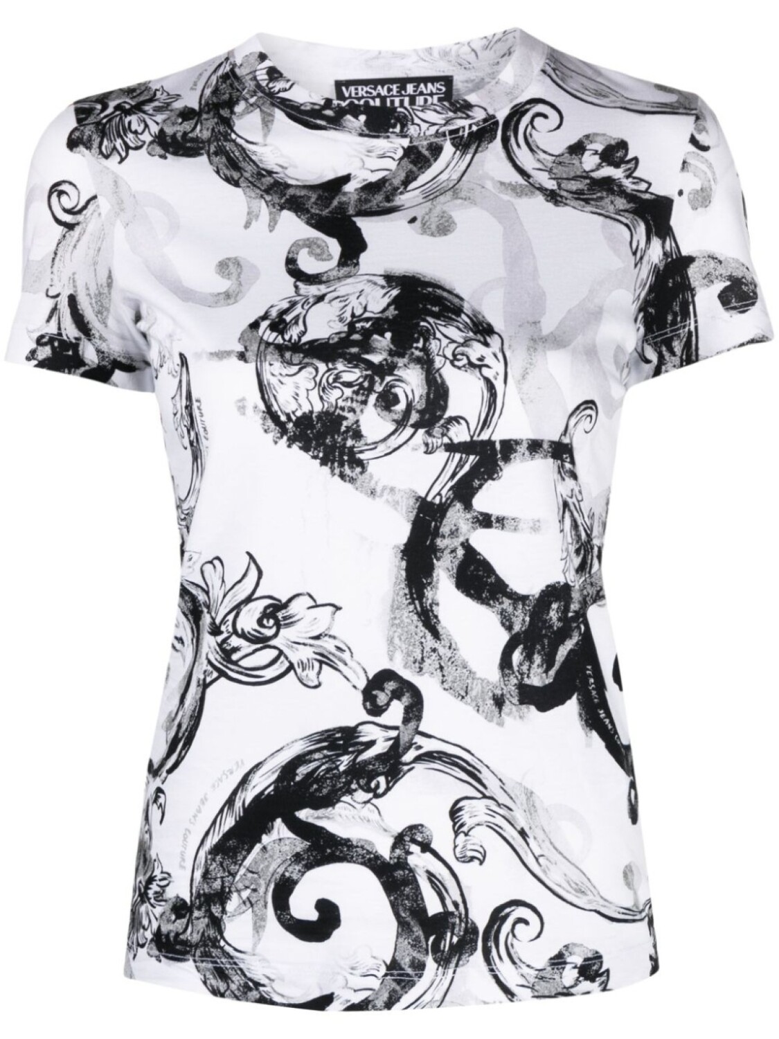 

Versace Jeans Couture футболка с принтом Watercolour Barocco, белый