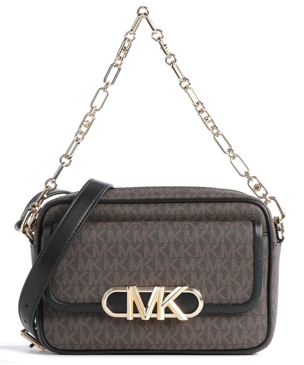 

парусиновая сумка через плечо Parker Michael Kors, коричневый