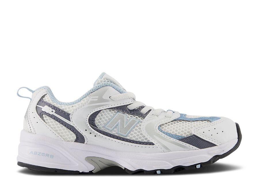 

Кроссовки New Balance 530 Little Kid Wide 'White Dark Arctic Grey', белый