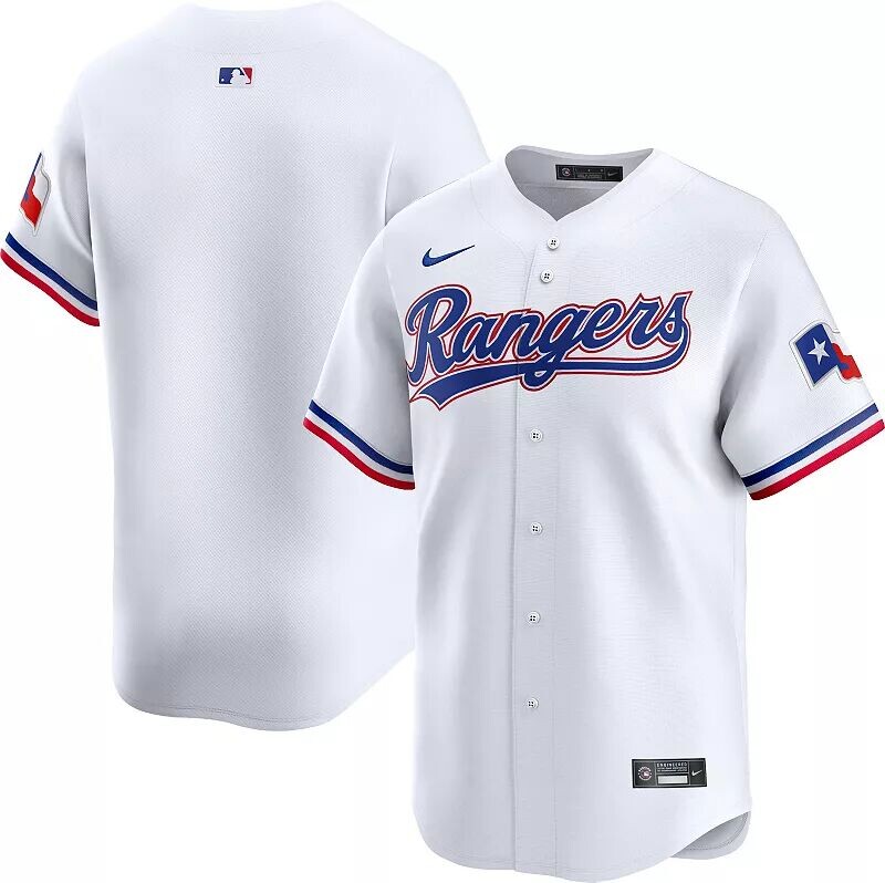 

Мужское джерси Nike Texas Rangers White Blank Limited Vapor