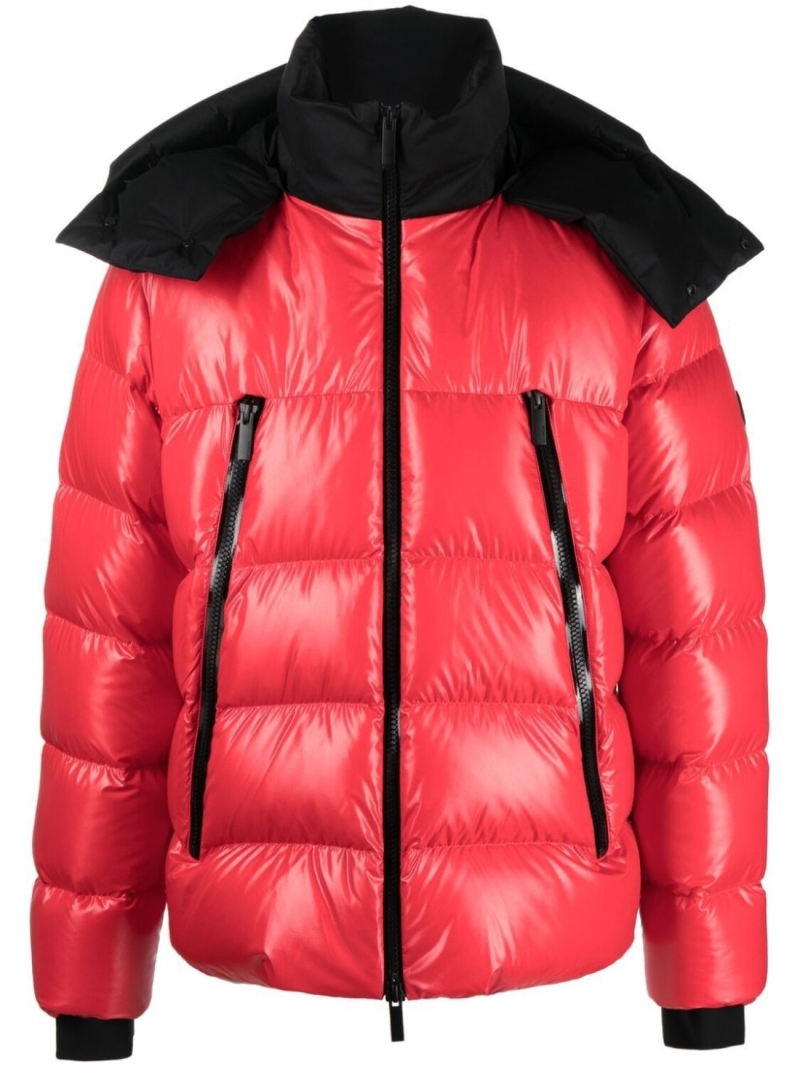 

Пуховик с капюшоном Moncler, красный