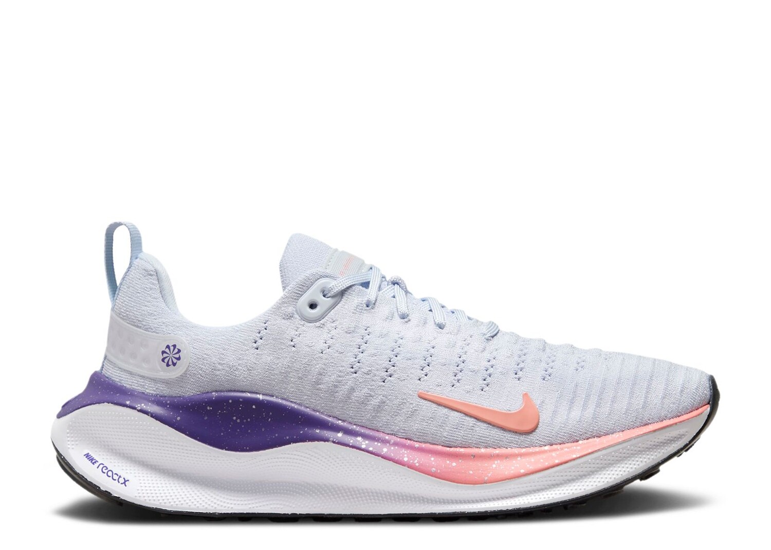 

Кроссовки Nike Reactx Infinity Run 'Football Grey Court Purple', серый