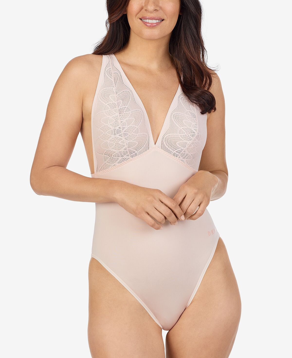 

Боди стрейч с кружевом Comfort DK7089 DKNY