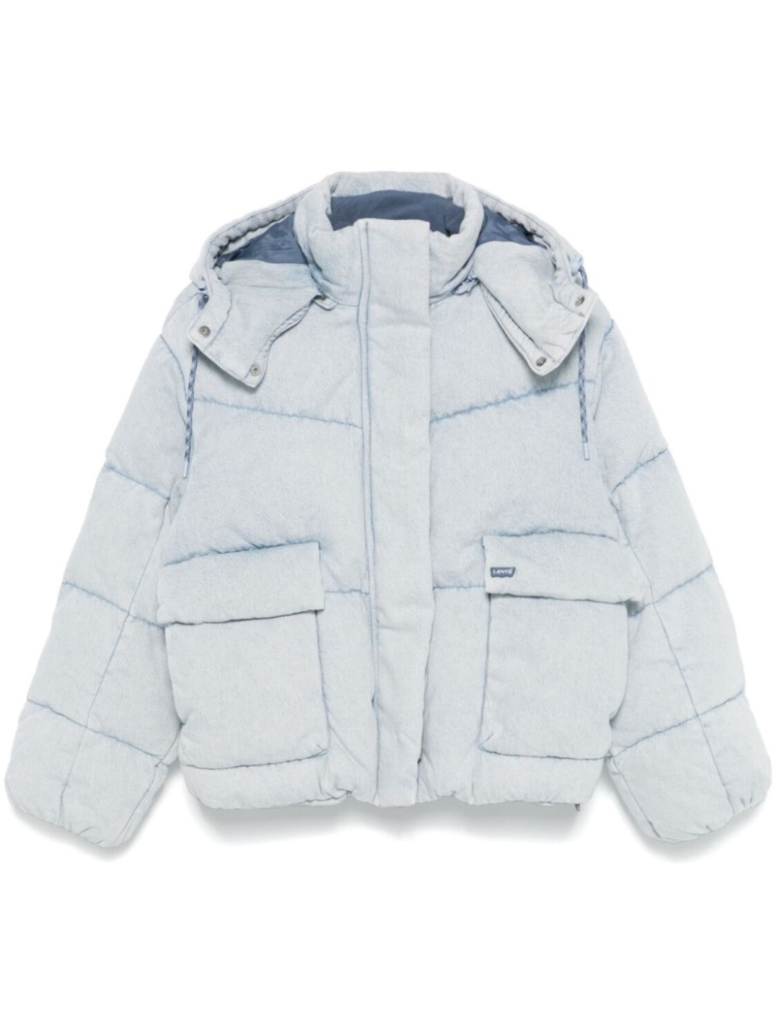 

Levi's джинсовый пуховик, синий