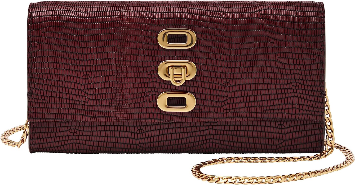 

Сумка Penrose Wallet Crossbody Fossil, красный