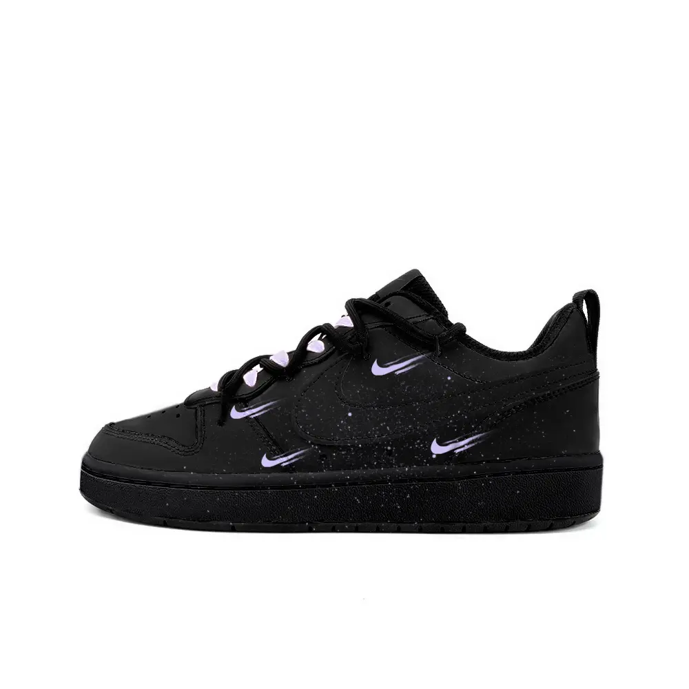 

Кроссовки Nike Court Borough Skateboarding Shoes Women's Low-top Black, черный