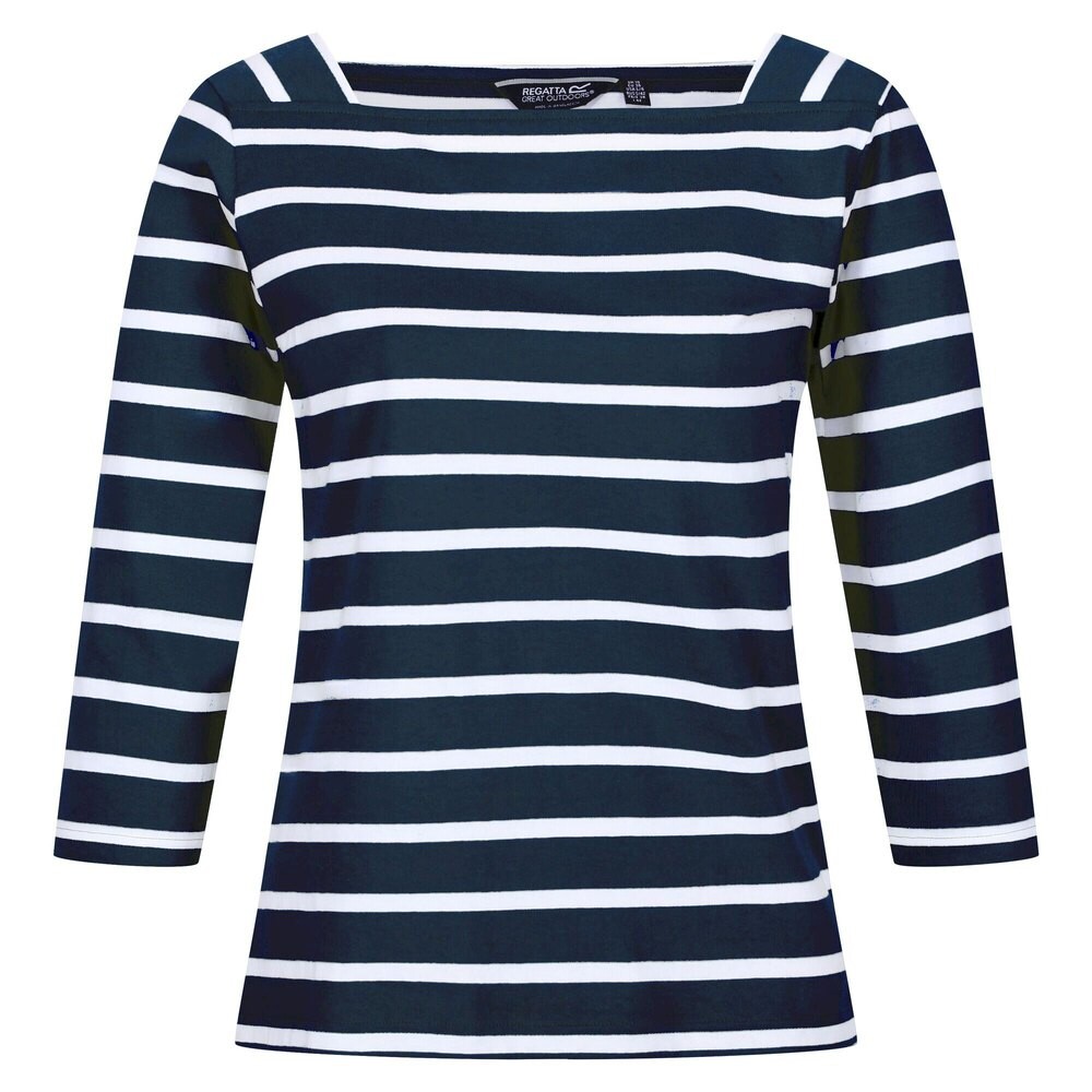 

Футболка Regatta Polexia Stripe 3/4 Sleeve, синий