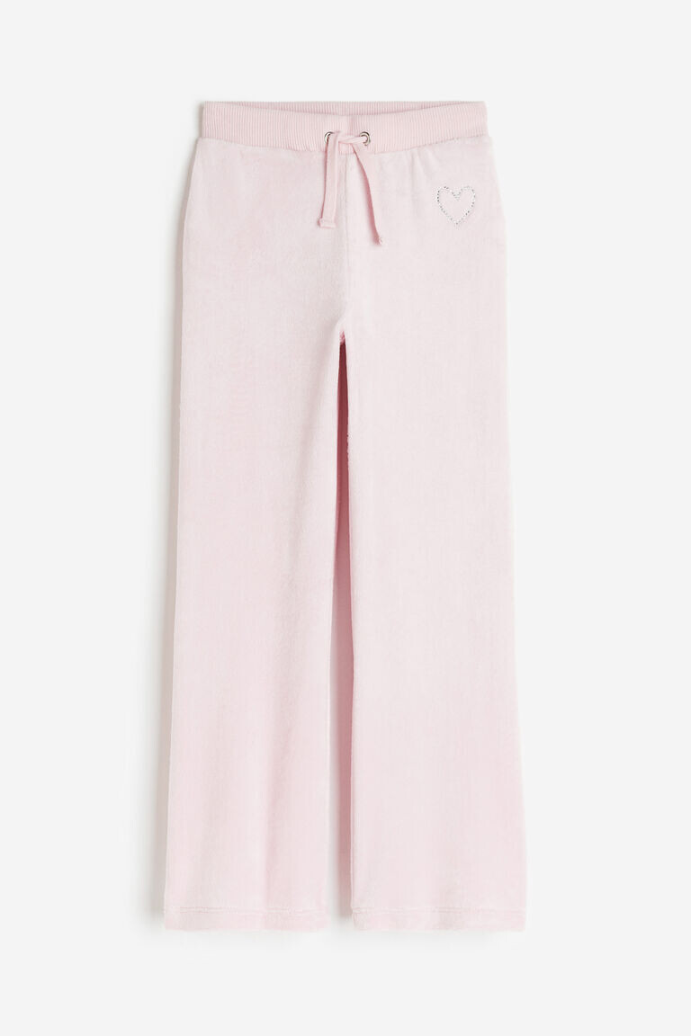 

Велюровые брюки H&M, розовый