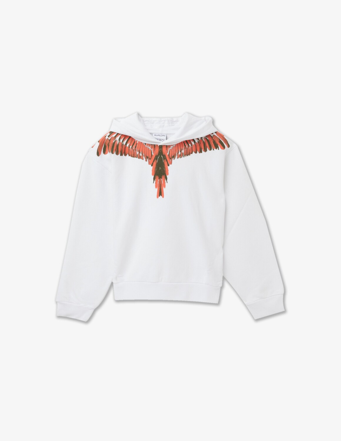 

Хлопковая толстовка с капюшоном Marcelo Burlon, белый
