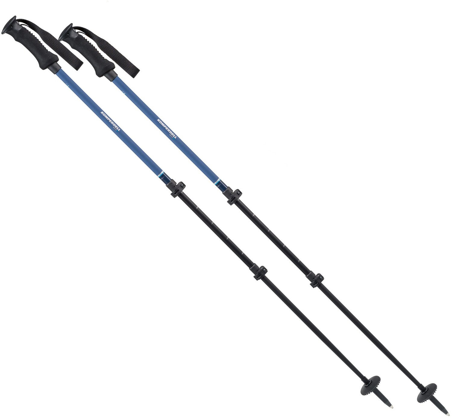 

Трекинговые палки Alpinist Powerlock из пенопласта — пара Komperdell, синий