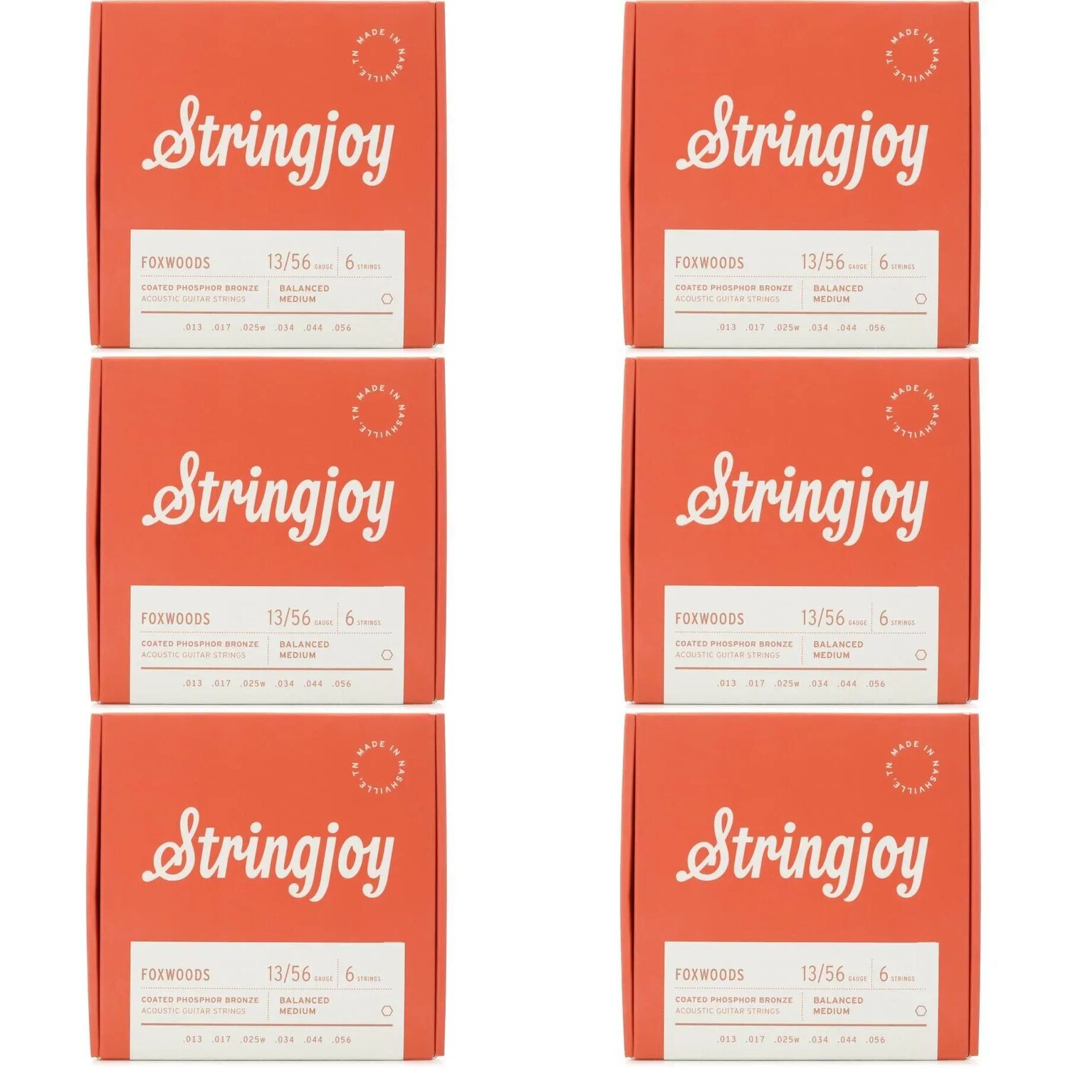 

Струны Stringjoy Foxwoods для акустической гитары с покрытием из фосфористой бронзы — средний калибр (6 шт.)