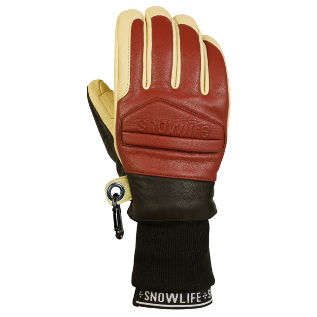 цена Перчатки Snowlife Women's Classic Leather Glove, цвет Burgundy/Beige