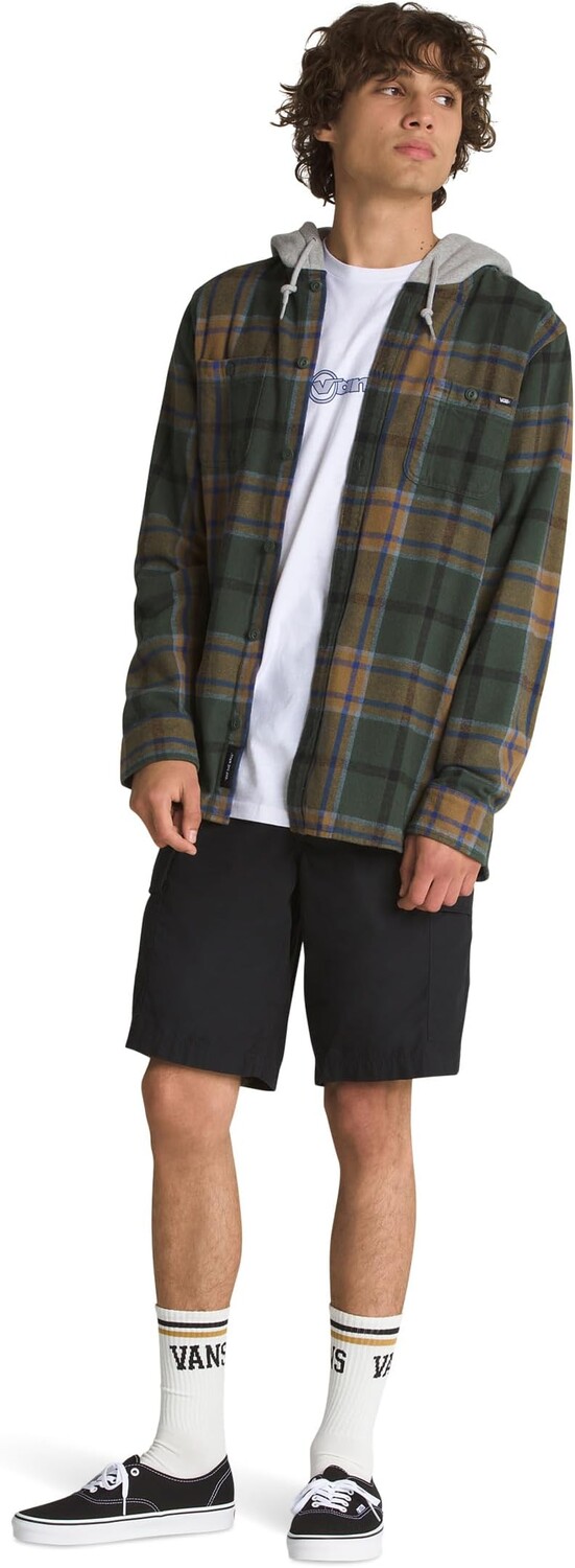

Куртка Lopes Hooded Flannel Vans, цвет Deep Forest/Kangaroo