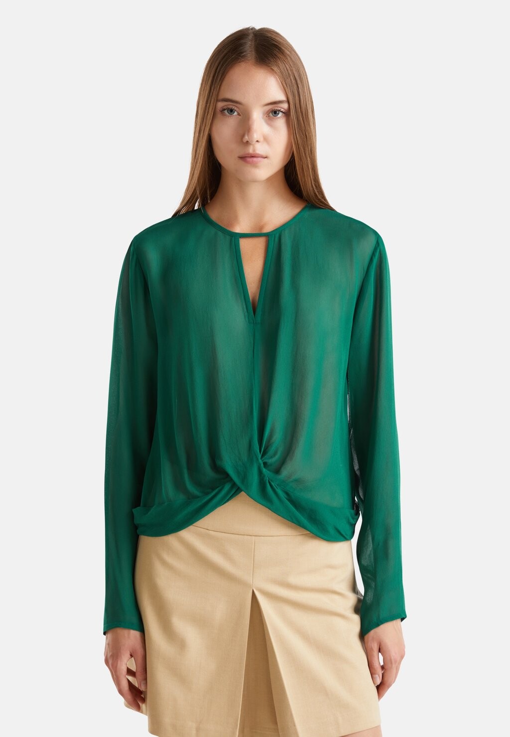 

Блуза United Colors of Benetton, зеленый