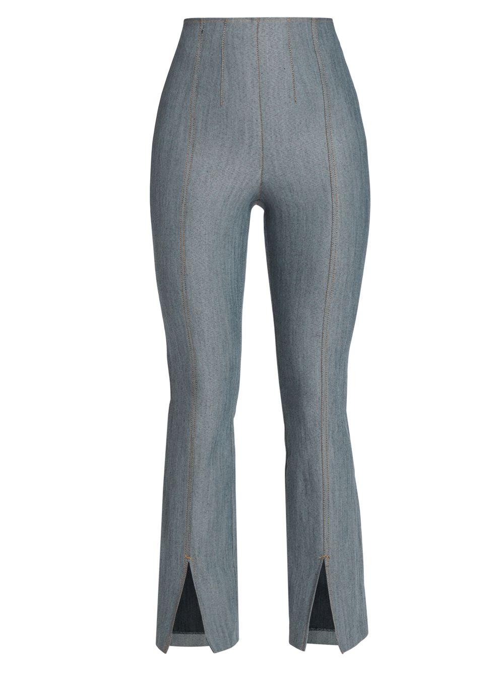 Эластичные расклешенные укороченные джинсы Laurie с высокой посадкой Cinq à Sept, индиго джинсы francine с высокой посадкой цвета индиго cinq à sept цвет blue