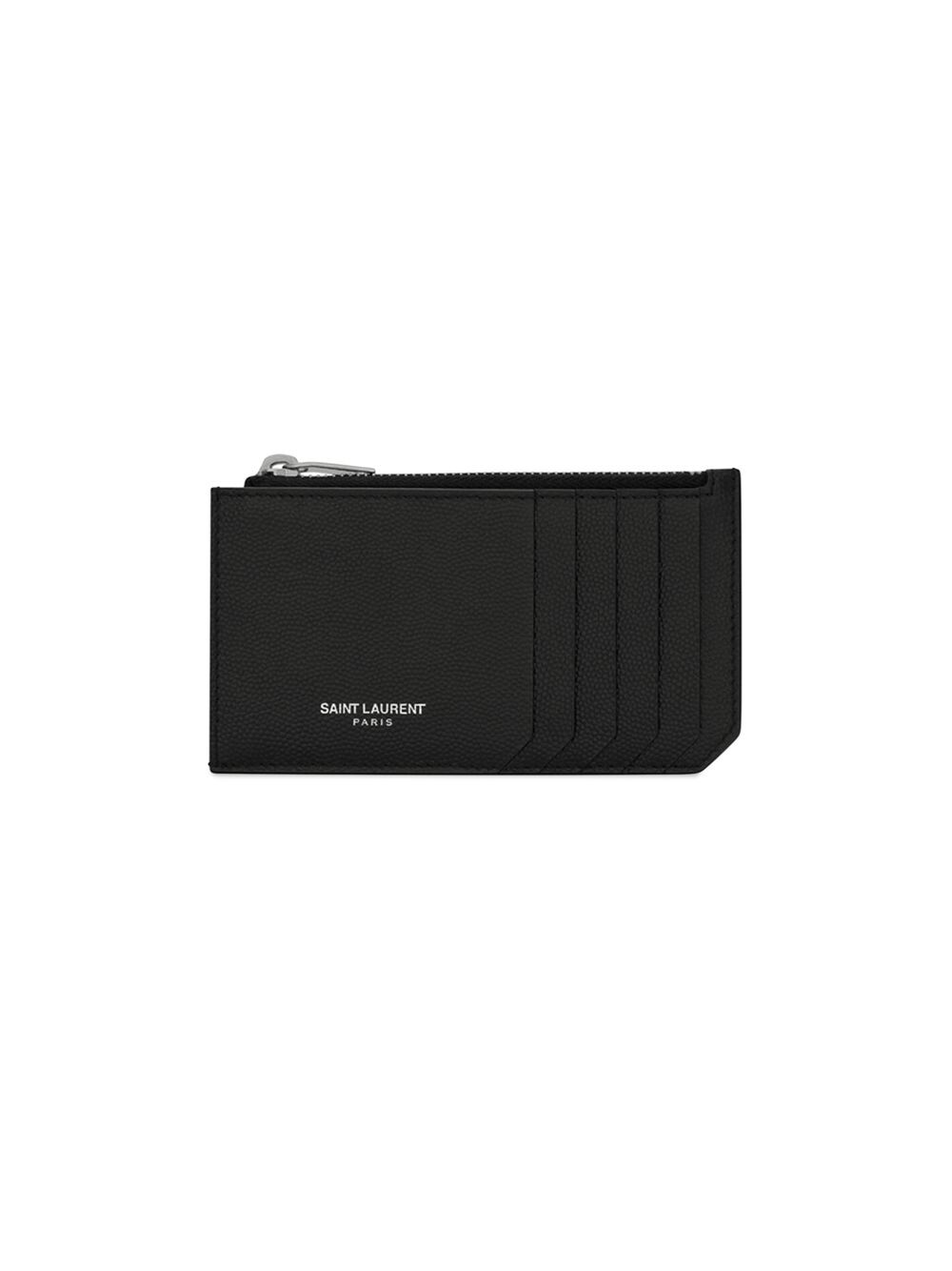 

Футляр для карт на молнии Fragments Saint Laurent, неро