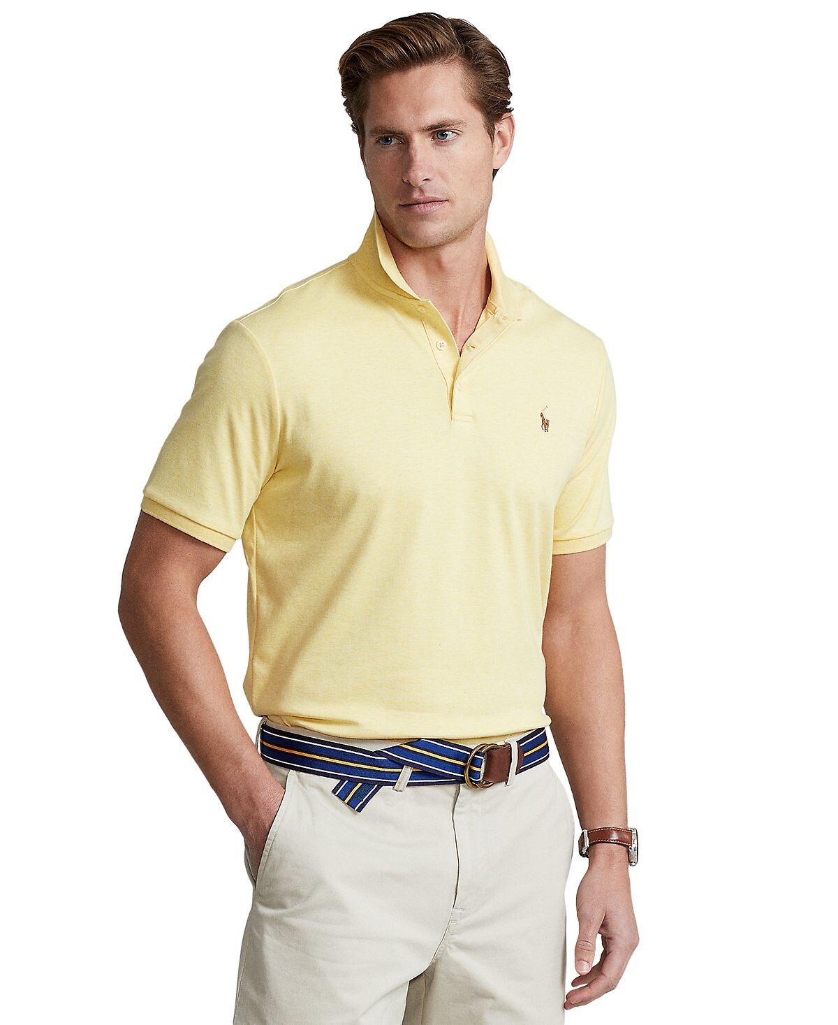 

Мужская рубашка-поло классического кроя из мягкого хлопка Polo Ralph Lauren
