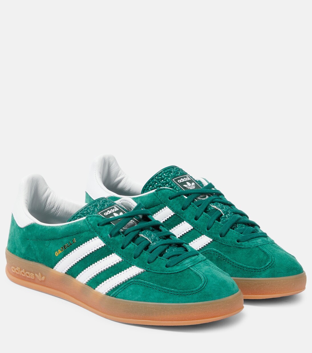 

Кроссовки gazelle замшевые Adidas, белый